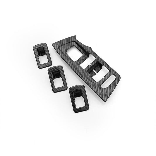 Passend für VW Tiguan 2016 2017 2018 Fensterheber Blende Carbon Schutz Armlehne