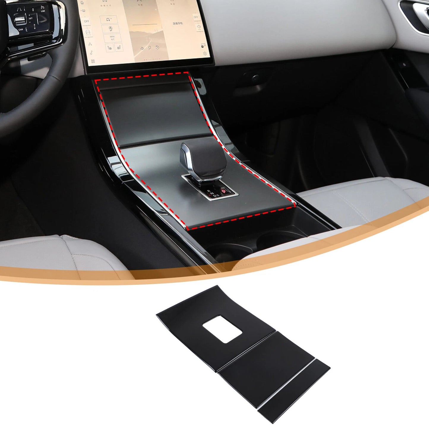 Passend für Range Rover Velar 2024 Mittelkonsole Blende
