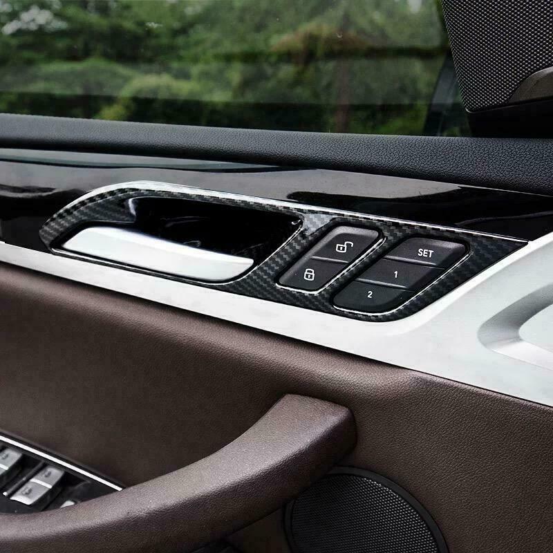 Passend für Türgriff Schalen Rahmen Zier Blende Carbon Matt Optik Passend Für BMW X3 G01