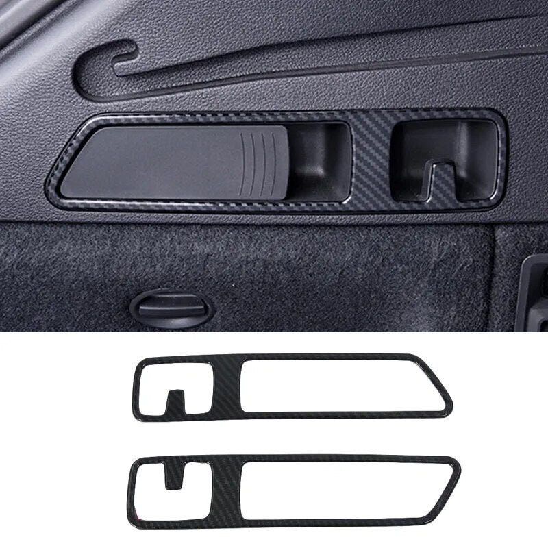 Passend für Audi Q5 2018-22 Fensterheber Blende Abdeckung Rahmen Carbon