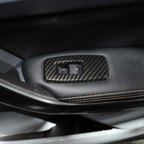 Passend für Ford Ranger 15-22 Fensterheber Rahmen Blenden Abdeckung Carbon