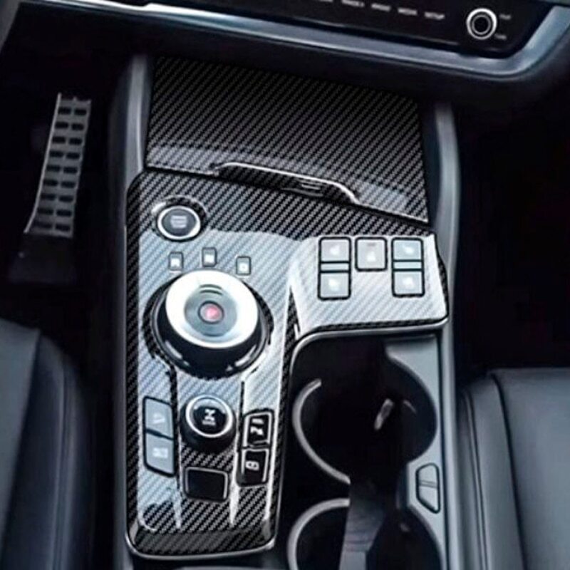 Passend für Kia Sportage NQ5 2022-23 Mittelkonsole Blenden Abdeckungen Carbon