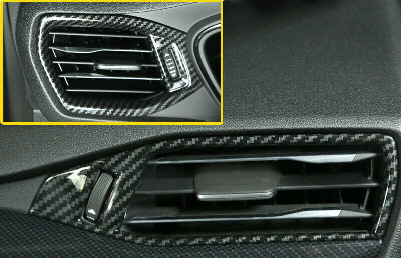 Passend für Ford Focus MK4 Kohlefaser Zierrahmen Klimaanlage Lüftung Blenden