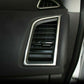 Passend für Mitsubishi ASX Outlander 4 Teile Edelstahl Lüftung Blende Luftauslass