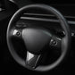 Passend für TESLA Model 3 2019-21 Lenkrad Blende Zierblende Abdeckung Carbon
