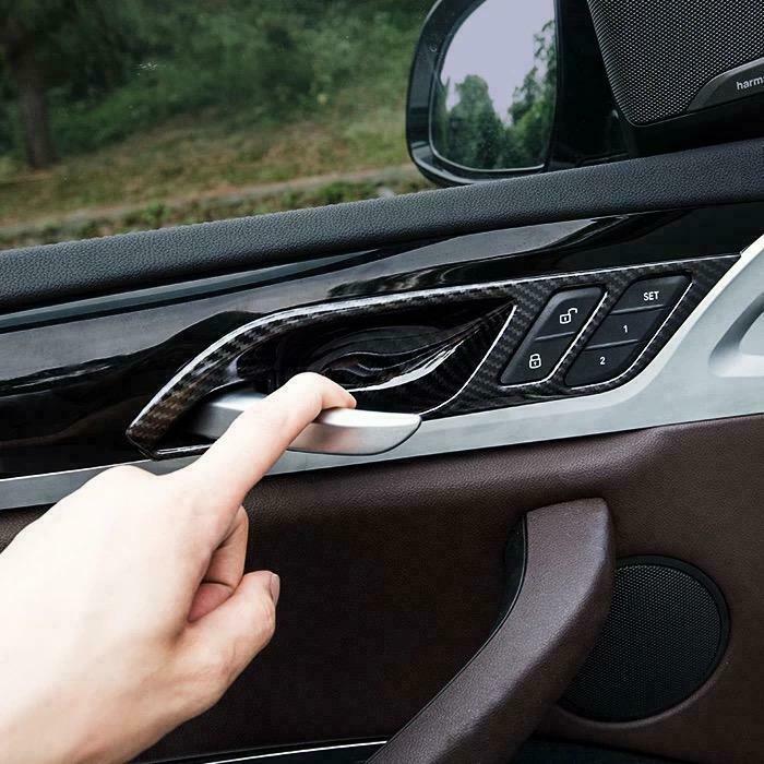 Passend für Türgriff Schalen Rahmen Zier Blende Carbon Matt Optik Passend Für BMW X3 G01