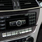Passend für Mercedes Benz C W204 Carbon Radio Mittelkonsole Rahmen Blende Schutz