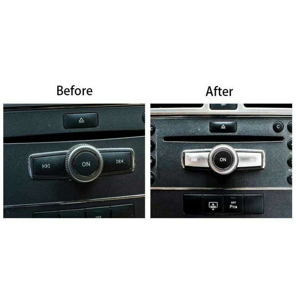 Passend für Mercedes C W204 E212 Radio Blenden Rahmen Zierblende Abdeckung