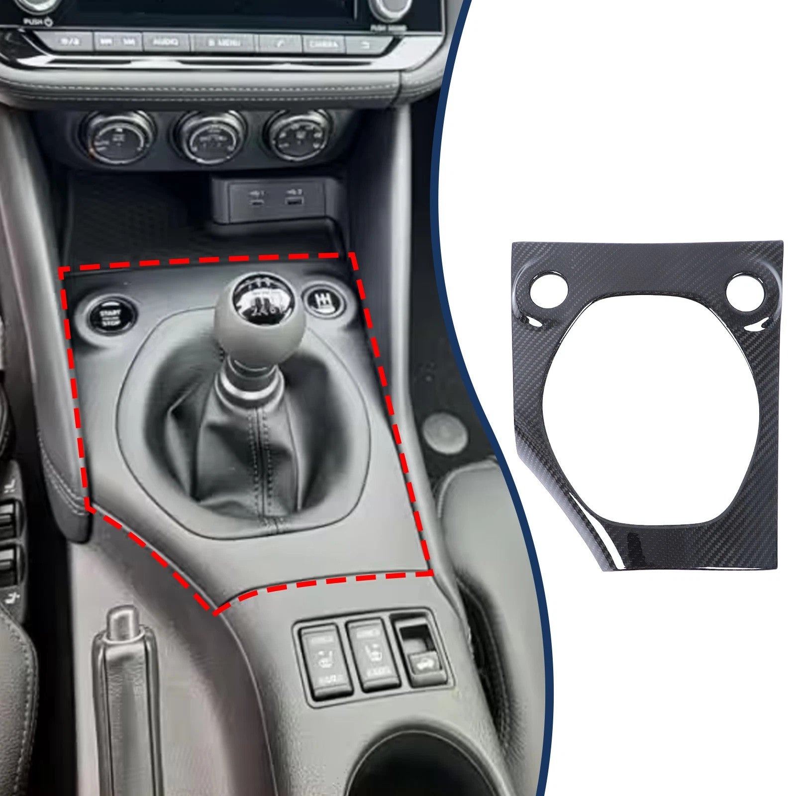 Passend für Nissan Fairlady 400Z 2023 Gangschaltung Blende