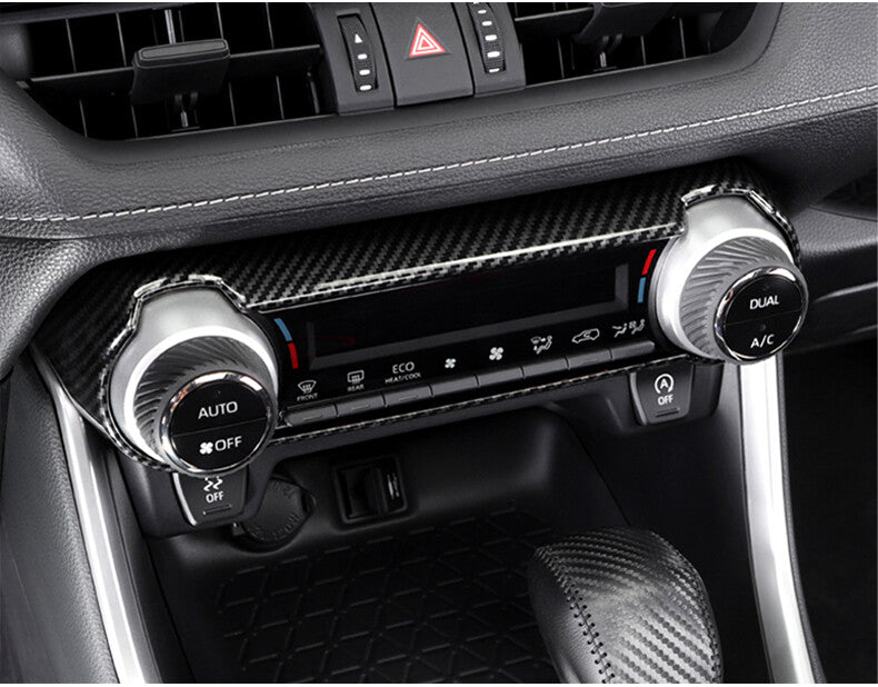 Passend für Toyota RAV4 Klima Blende Abdeckung Rahmen Carbon