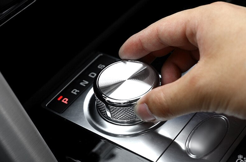 Passend für Land Rover Discovery Range Rover Multimedia Blende Rahmen Silber