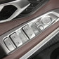 Passend für 3x Mercedes Benz A GLA CLA Mittelkonsole Carbon Blende Zierrahmen