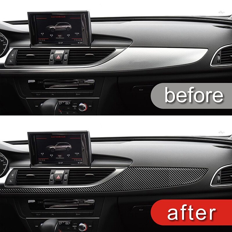 Passend für Audi A6 C7 2012-18 Armaturenbrett Blenden Abdeckung Tuning