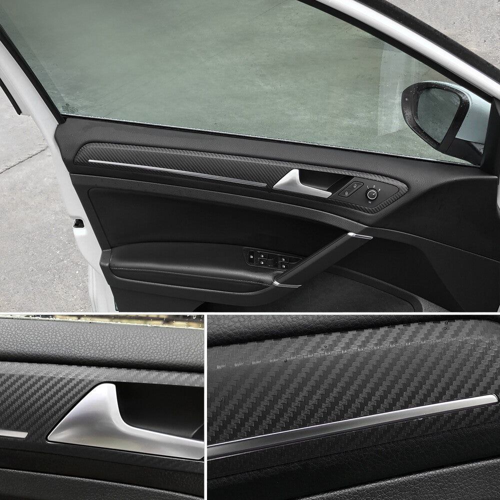Passend für Golf 7 MK7 Tür Blenden Abdeckung Rahmen Carbon