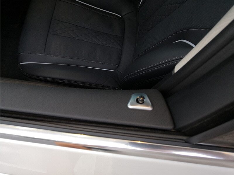 Passend für BMW 5 Series G30 2018-19 Türpin Blenden Abdeckungen Rahmen Silber