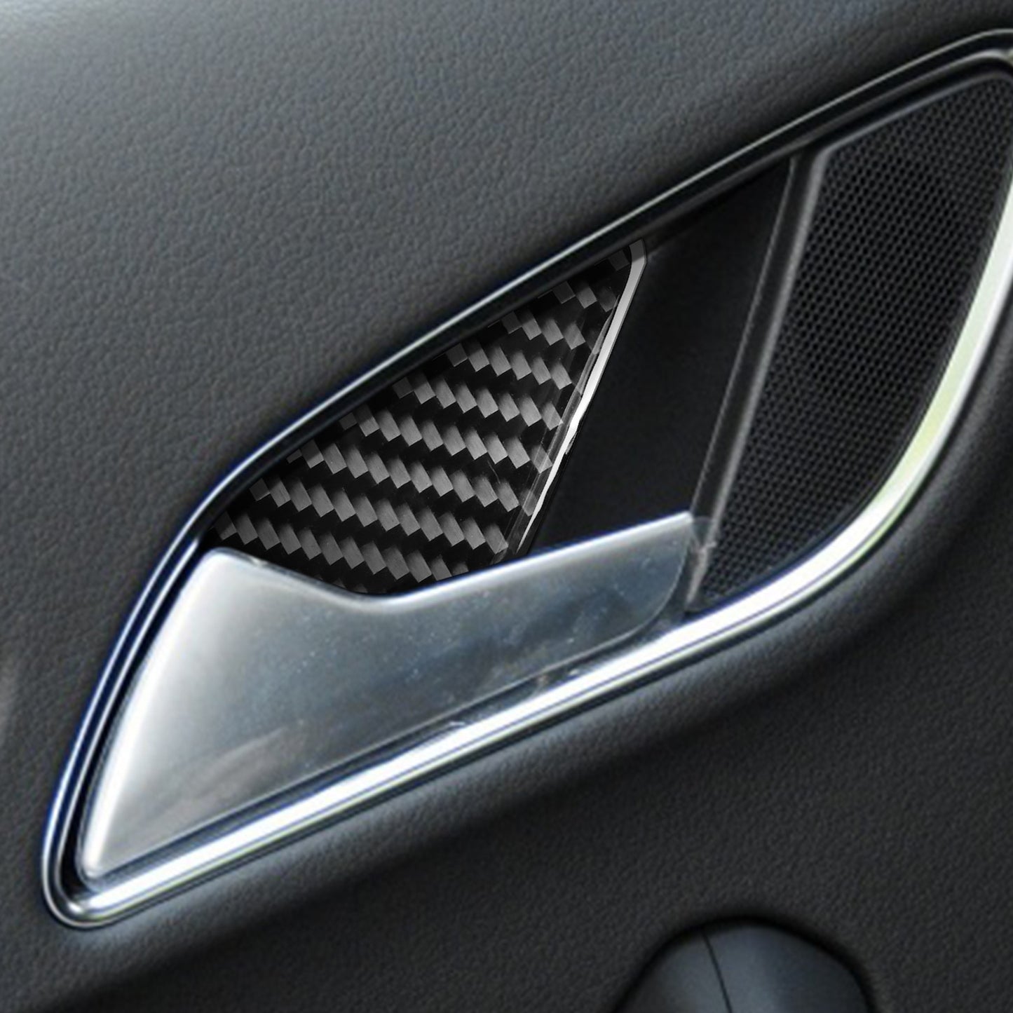 Passend für Audi Q3 2013-18 Türgriff Blende Abdeckung Rahmen Carbon