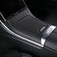 Passend für Mercedes W206 C Klasse Blende Kunstleder Mittelkonsole Schutz Rahmen