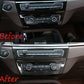 Passend für BMW X1 X2 Radio Blende Abdeckung Rahmen Carbon