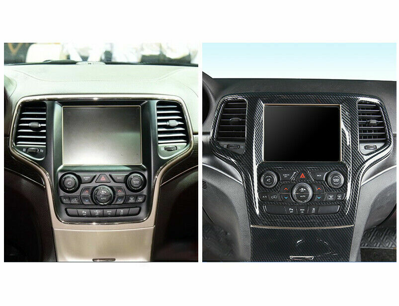 Passend für Jeep Cherokee Display Abdeckung Blenden Rahmen Tuning
