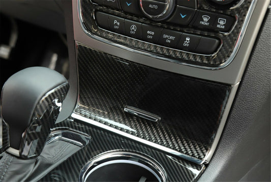 Passend für Jeep Grand Cherokee Carbon Mittelkonsole Rahmen Blende Abdeckung