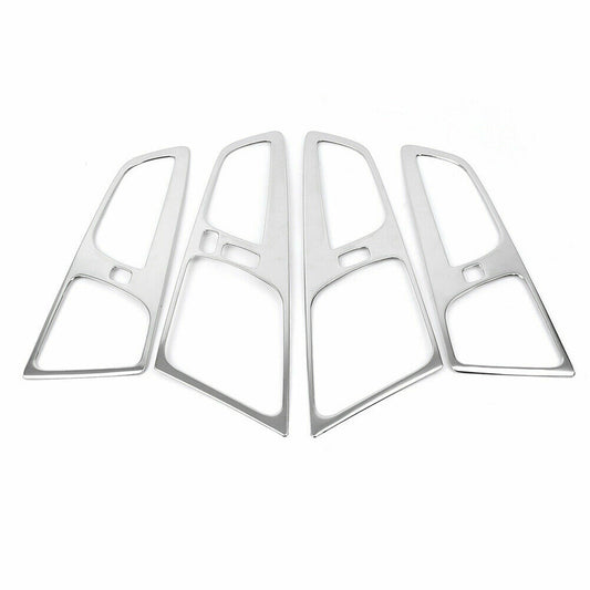 Passend für Volvo XC60 Fensterheber Abdeckung Blenden Rahmen Tuning Silber
