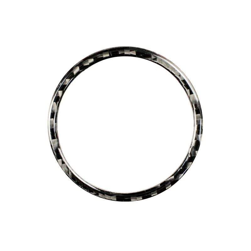 Passend für Porsche Macan Carbon Blende Uhr Kompass Cockpit Zierblende Ring