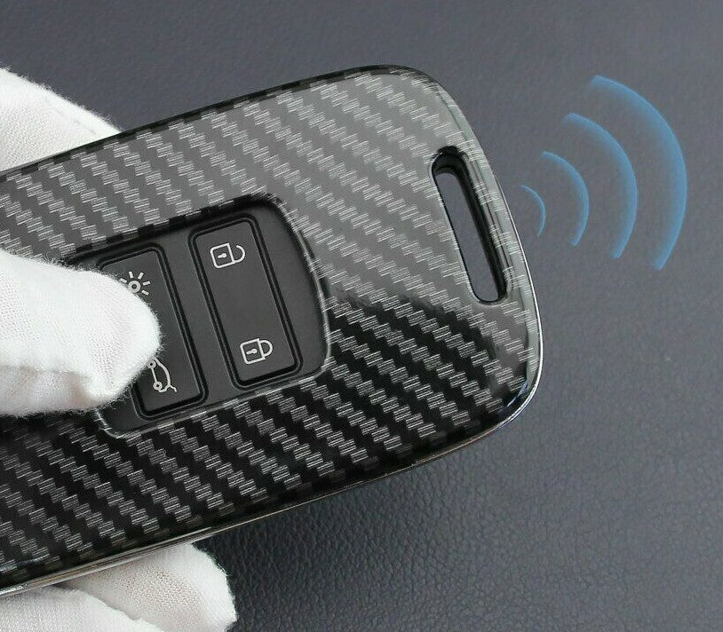 Passend für Renault Kadjar Megane Koleos Carbon Schlüssel Cover Hülle