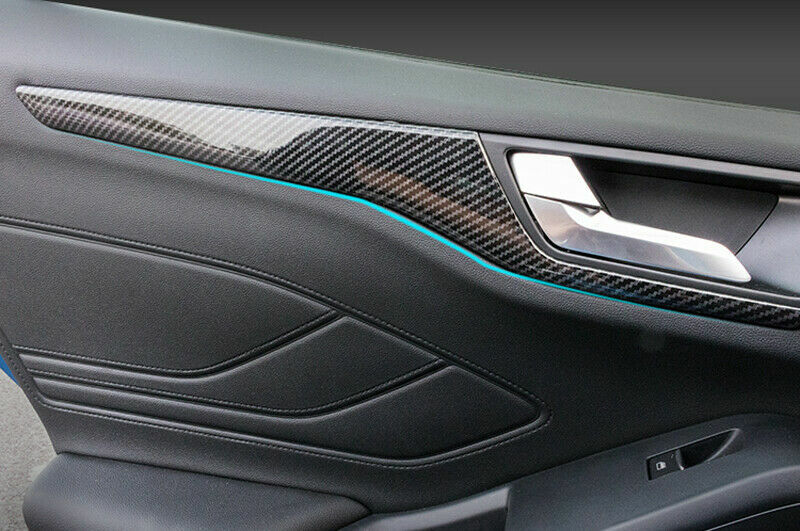 Passend für Ford Focus MK4 Kohlefaser Zierrahmen Fensterheber Lüftung Blenden
