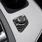 Passend für Audi Q7 SQ7 2016-19 Regler Drehregler Blenden Abdeckung Carbon