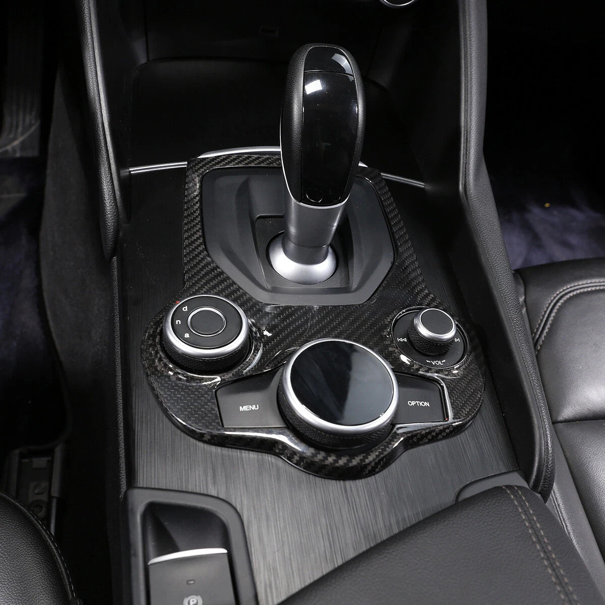 Passend für Alfa Romeo Giulia 2017-2019 Gangschaltung Blende
