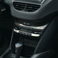 Passend für Peugeot 2008 Klima Blenden Abdeckung Rahmen Silber