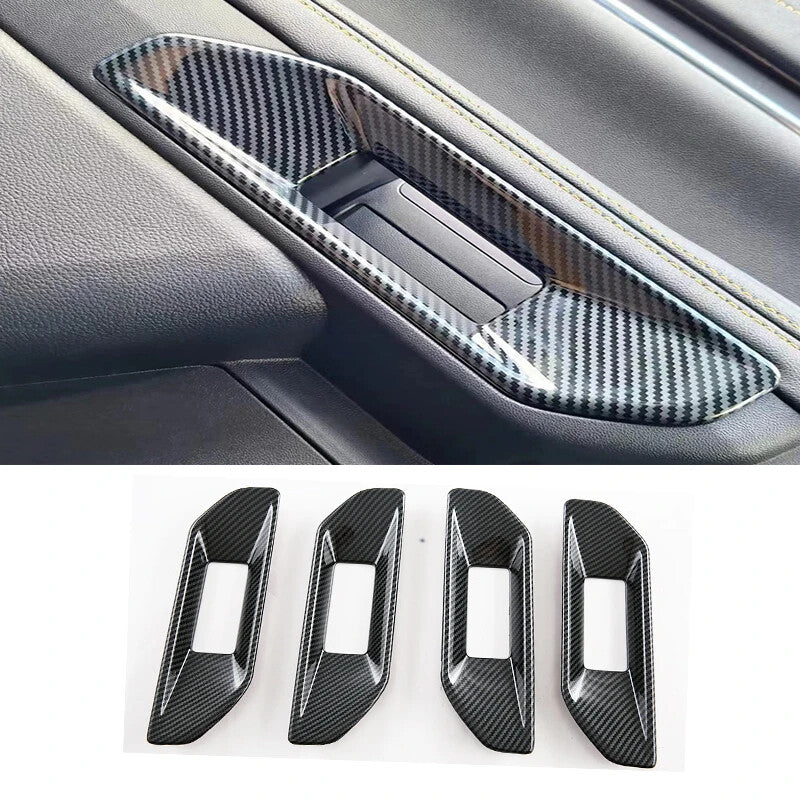 Passend für Ford Ranger Fensterheber Rahmen Blenden Tuning Carbon Abdeckung