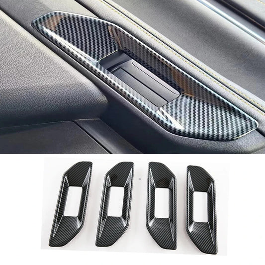Passend für Ford Ranger Fensterheber Rahmen Blenden Tuning Carbon Abdeckung