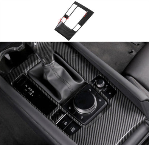 Passend für Mazda 3 19-21 Mittelkonsole Blenden Abdeckung Carbon