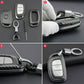 Passend für Hyundai Tucson Elantra Sonata Carbon Schlüssel Cover Hülle