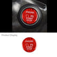 Passend für Ford Focus MK3 Kuga Start Stop Blenden Abdeckung Rahmen Rot