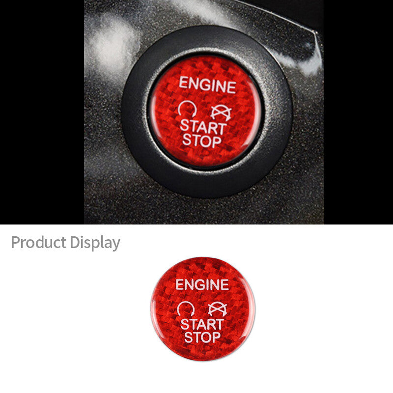 Passend für Ford Focus MK3 Kuga Start Stop Blenden Abdeckung Rahmen Rot