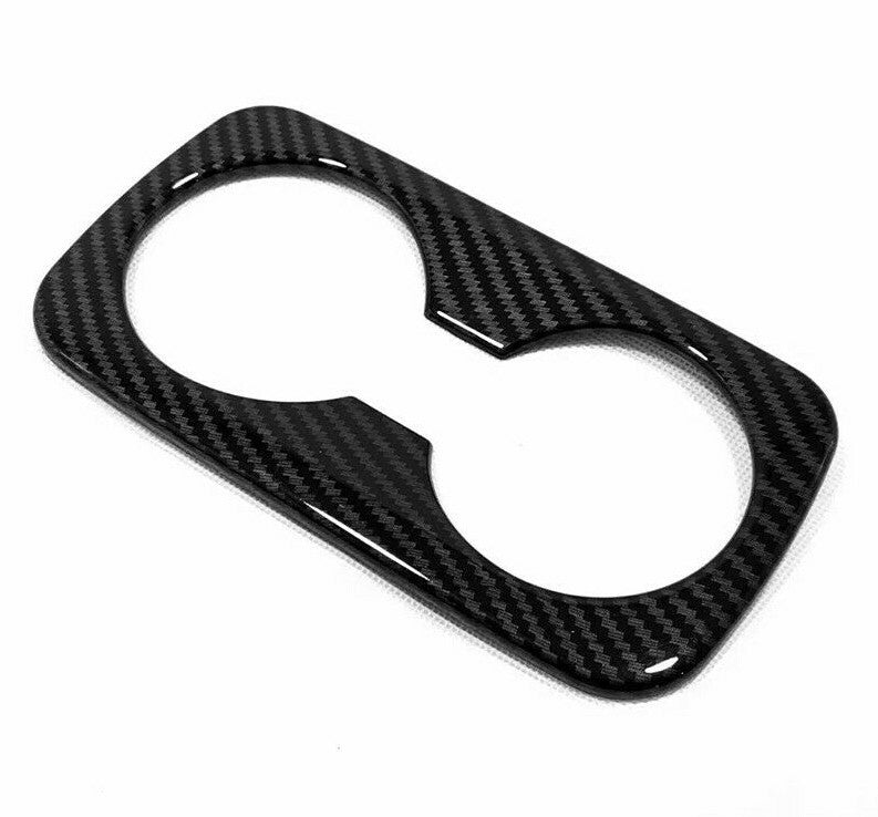 Passend für Hyundai Tucson Becherhalter in Carbon Optik Blende Zierrahmen Tuning
