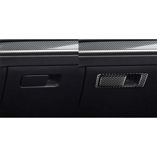 Passend für VW Golf 7 14-19 Handschuhfach Griff Blenden Abdeckung Carbon