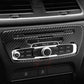 Passend für Audi Q3 Carbon Blende Radio Klima Rahmen Abdeckung Aufwertung Cover