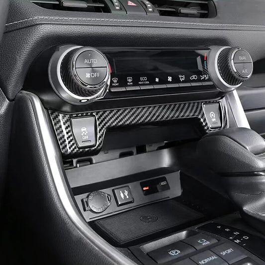 Passend für Toyota RAV4 Mittelkonsole Rahmen Blende Carbon Abdeckung