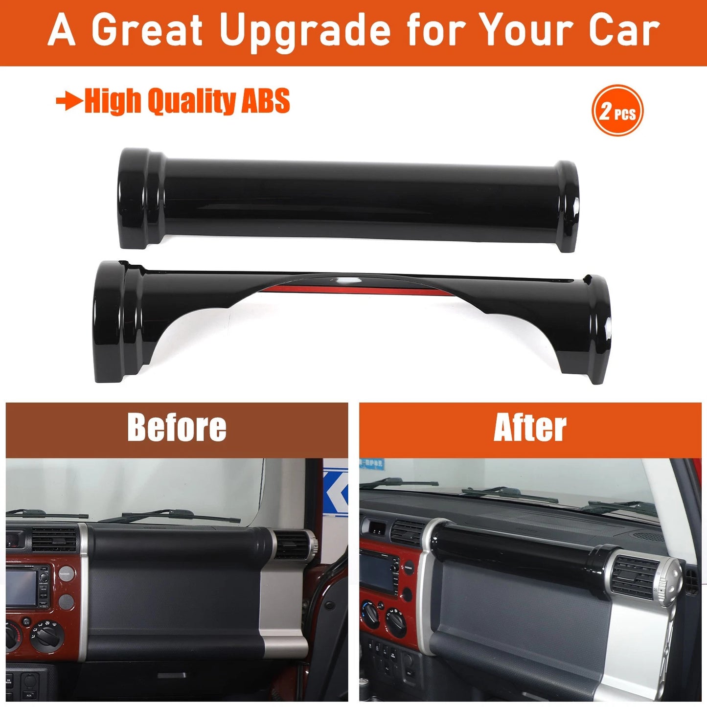 Passend für Toyota Fj Cruiser 2007-2021 Armaturenbrett Blende