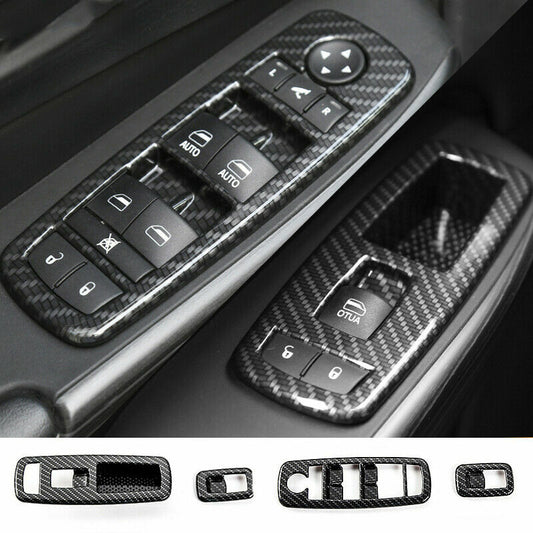 Passend für Jeep Cherokee Fensterheber Rahmen Abdeckung Blenden Tuning