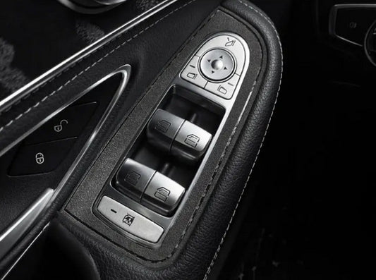 Passend für Mercedes Benz W205 W21W W213 C E GLC Wildleder Fensterheber Blende