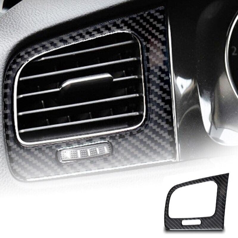 Passend für VW Golf 7 MK7 GTI Lüftung Klima Cockpit Rahmen Schutz Blende Carbon