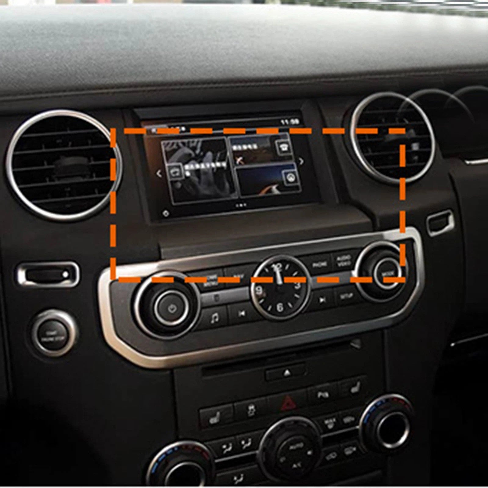 Passend für Land Rover Discovery 4 2020-2025 Navigation Blende