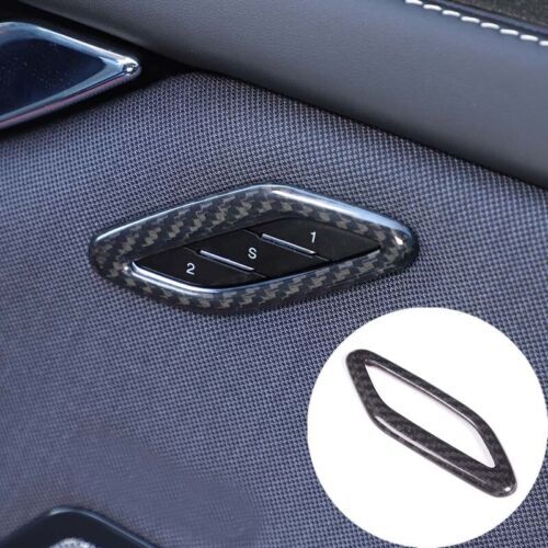 Passend für Maserati Ghibli 11-17 Sitzverstellung Blenden Abdeckung Carbon