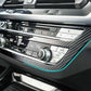 Passend für Radio Klima Rahmen Blende Zierblende Carbon Optik Passend Für BMW X3 G01