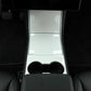 Passend für Tesla Model 3 Mittelkonsole Weiß Abdeckung Cover Rahmen Schutz