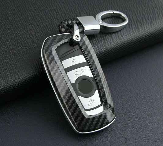 Passend für BMW X3 X4 1 2 3 4 5 6 7 Carbon Schlüssel Cover Hülle